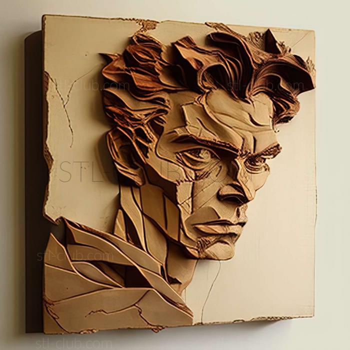 3D model Egon Schiele (STL)